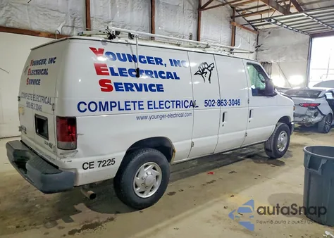 2013 Ford Econoline E250 Van z USA, uszkodzony, nr VIN 1FTNE2EL1DDA43377